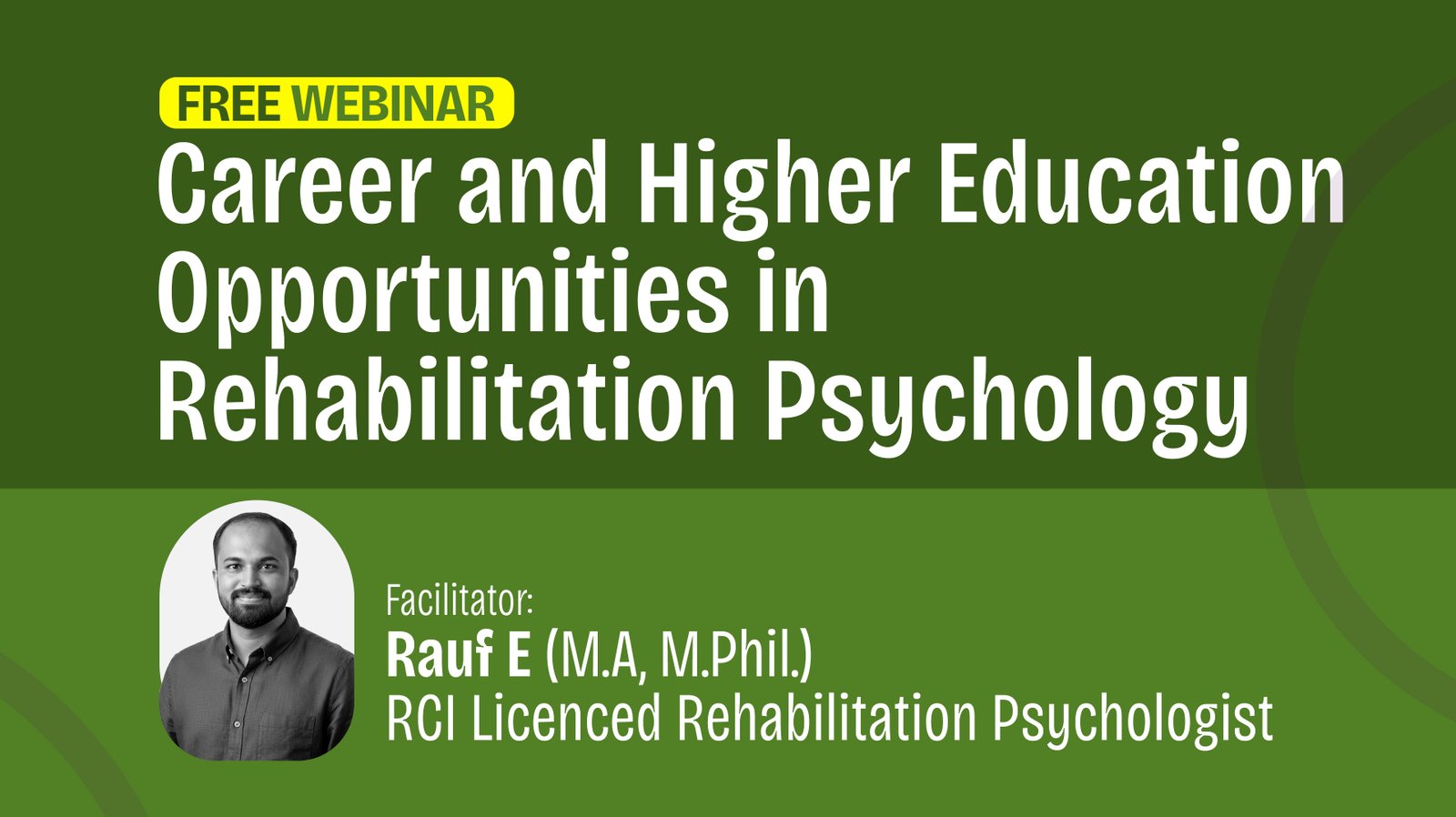 KESA 52 - Career and  Higher Education Opportunities in Rehabilitation Psychology